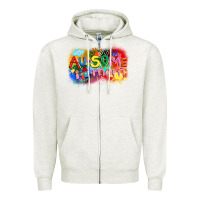 Au-some Mom Autism Zipper Hoodie | Teevron