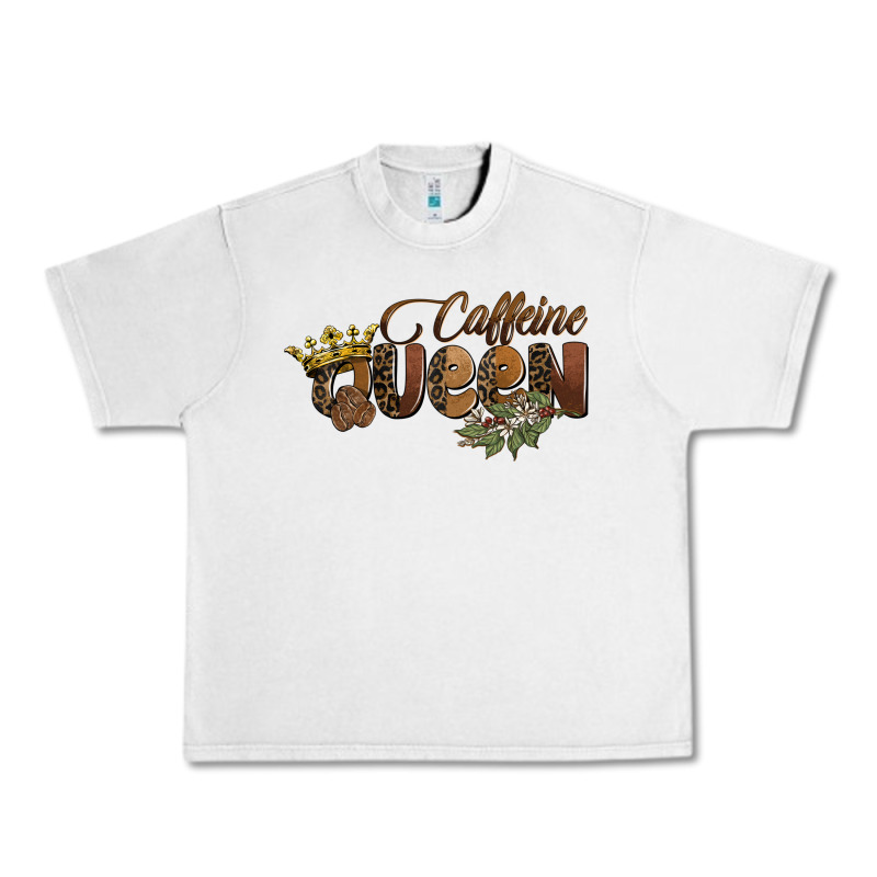 Caffeine Queen Urban Heavy Tee by BarkalooDesign | Teevron