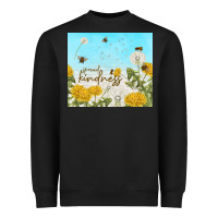 Black spread kindness with dandelions Heavyweight Sweatshirt - TumblerDesignByShophia