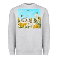 Heather Grey spread kindness with dandelions Heavyweight Sweatshirt - TumblerDesignByShophia