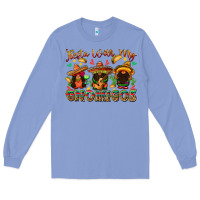 Colony Blue fiesta with my gnomigos Long Sleeve Tee - texasbilliewilder