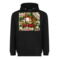 Black baseball brother tumbler Heavyweight Hoodie - BundleAndBundleShop