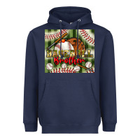 Navy baseball brother tumbler Heavyweight Hoodie - BundleAndBundleShop