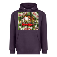 Plum baseball brother tumbler Heavyweight Hoodie - BundleAndBundleShop