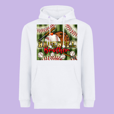 Baseball Brother Tumbler Heavyweight Hoodie Designed By Bundleandbundleshop