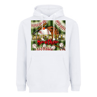 White baseball brother tumbler Heavyweight Hoodie - BundleAndBundleShop