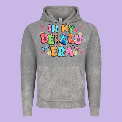 In My Delulu Era Vintage Hoodie Designed By Artiststas