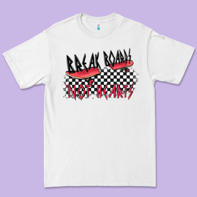 Break Boards Not Hearts Premium Tee Designed By Maliassmallbusiness