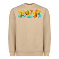 Mushroom butterflies summer Heavyweight Sweatshirt - TumblerDesignByShophia
