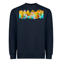 Navy butterflies summer Heavyweight Sweatshirt - TumblerDesignByShophia