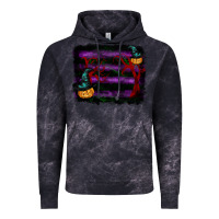 Cloud Black halloween witch hat backround Vintage Hoodie - RanaPortraitStore