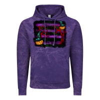 Cloud Purple halloween witch hat backround Vintage Hoodie - RanaPortraitStore