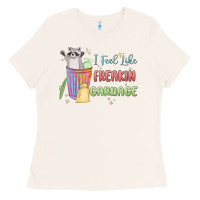 Bone i feel like garbage raccoon Ladies Tee - MaliasSmallBusiness
