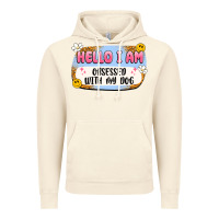 Vintage Artic hello i am obsessed with my dog Vintage Hoodie - Artiststas