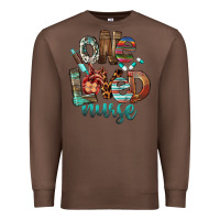 Chestnut One Loved Nurse Premium Sweatshirt - FaDigitalArtStudio