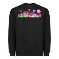 Black boho retro floral mama Heavyweight Sweatshirt - TumblerDesignByShophia