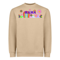 Mushroom boho retro floral mama Heavyweight Sweatshirt - TumblerDesignByShophia