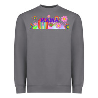 Boho Retro Floral Mama Heavyweight Sweatshirt | Teevron