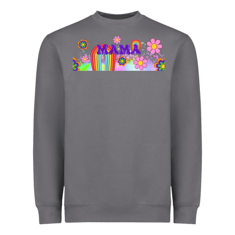Boho Retro Floral Mama Heavyweight Sweatshirt by TumblerDesignByShophia | Teevron