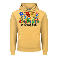Vintage Mustard neurodiversity is beautiful Vintage Hoodie - Artiststas