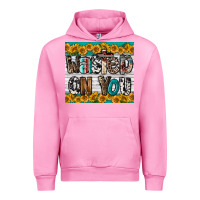 Fuchsia Pink Western Wasted On You Urban Hoodie - LillyAllenDesigns