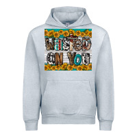 Heather Grey Western Wasted On You Urban Hoodie - LillyAllenDesigns