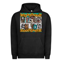 Pigment Black Western Wasted On You Urban Hoodie - LillyAllenDesigns
