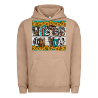 Pigment Burro Western Wasted On You Urban Hoodie - LillyAllenDesigns
