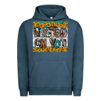 Pigment Midnight Navy Western Wasted On You Urban Hoodie - LillyAllenDesigns