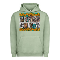 Pigment Oil Green Western Wasted On You Urban Hoodie - LillyAllenDesigns