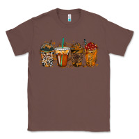 Chestnut leopard and cowhide drink Classic Tee - RacoonDesign