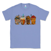 Colony Blue leopard and cowhide drink Classic Tee - RacoonDesign