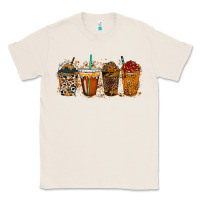 Natural leopard and cowhide drink Classic Tee - RacoonDesign