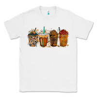 White leopard and cowhide drink Classic Tee - RacoonDesign