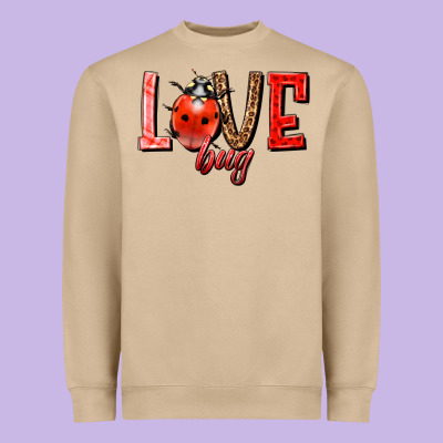 Love Bug Heavyweight Sweatshirt Designed By Howdyjamesfarm