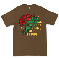 Cacao black history honoring the past inspiring the futu Premium Tee - MaliasSmallBusiness