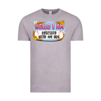 Vintage Zinc hello i am obsessed with my dog Vintage Tee - Artiststas