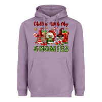 Lavender Chillin' With My Gnomies Heavyweight Hoodie - FaDigitalArtStudio
