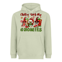 Matcha Chillin' With My Gnomies Heavyweight Hoodie - FaDigitalArtStudio