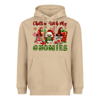 Mushroom Chillin' With My Gnomies Heavyweight Hoodie - FaDigitalArtStudio