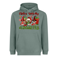 Sage Chillin' With My Gnomies Heavyweight Hoodie - FaDigitalArtStudio