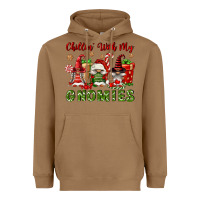 Toasted Coconut Chillin' With My Gnomies Heavyweight Hoodie - FaDigitalArtStudio