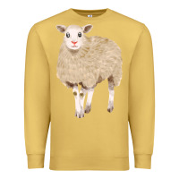 Antique Gold sheep Premium Sweatshirt - FaDigitalArtStudio