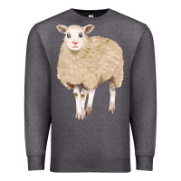 Charcoal Heather sheep Premium Sweatshirt - FaDigitalArtStudio