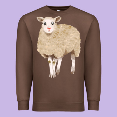 Sheep Premium Sweatshirt Designed By Fadigitalartstudio
