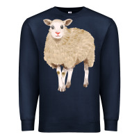 Navy sheep Premium Sweatshirt - FaDigitalArtStudio