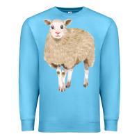 Ocean Blue sheep Premium Sweatshirt - FaDigitalArtStudio