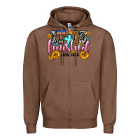 Chestnut it is finished john 19 30 Zipper Hoodie - OliviaCreatesArt