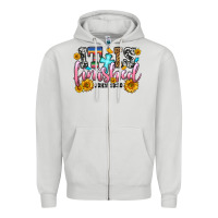 Dove Grey it is finished john 19 30 Zipper Hoodie - OliviaCreatesArt