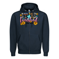 Navy it is finished john 19 30 Zipper Hoodie - OliviaCreatesArt